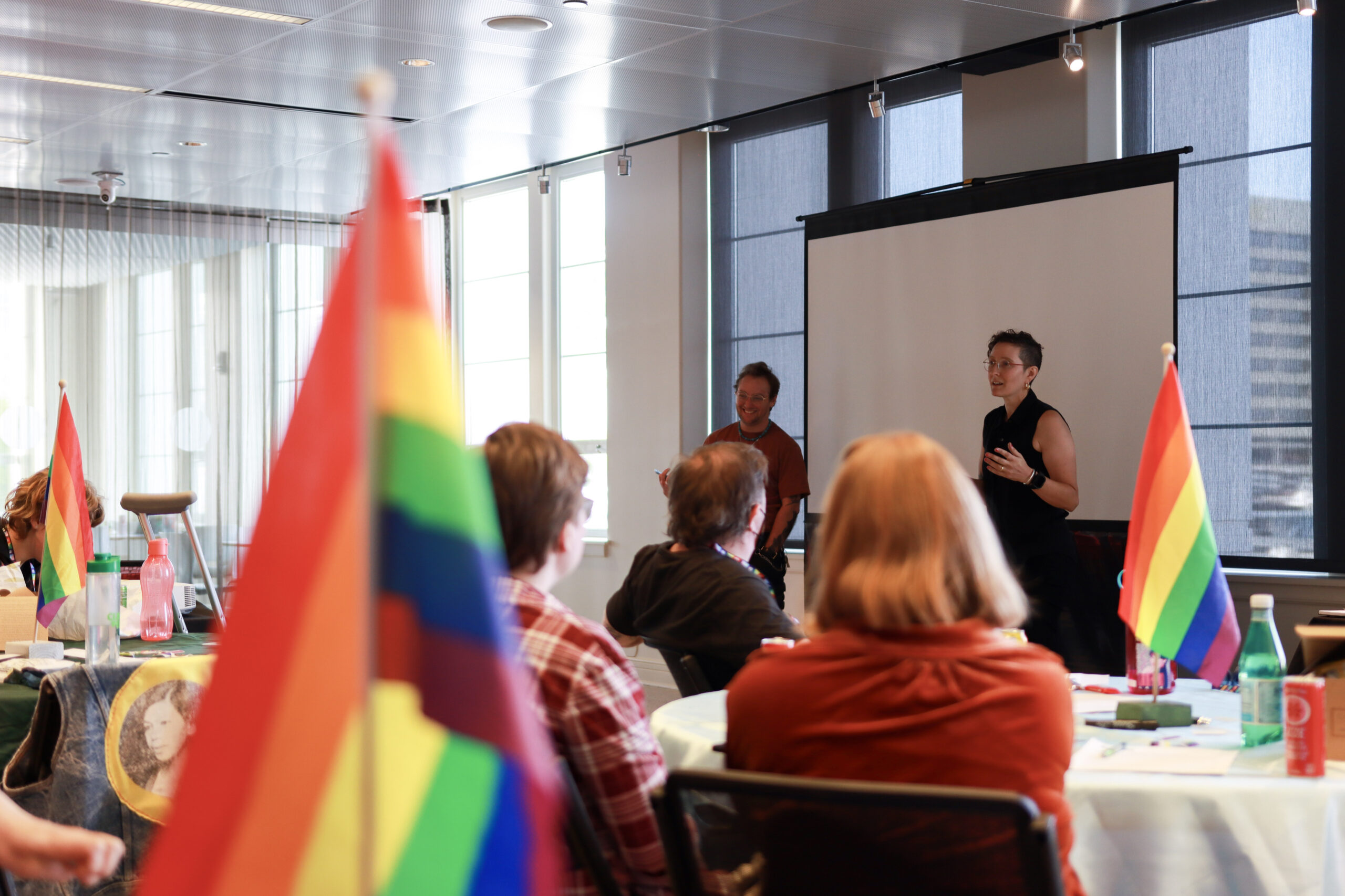 Katie and Gabe talk Advocacy and Washington State policymaking with scholars