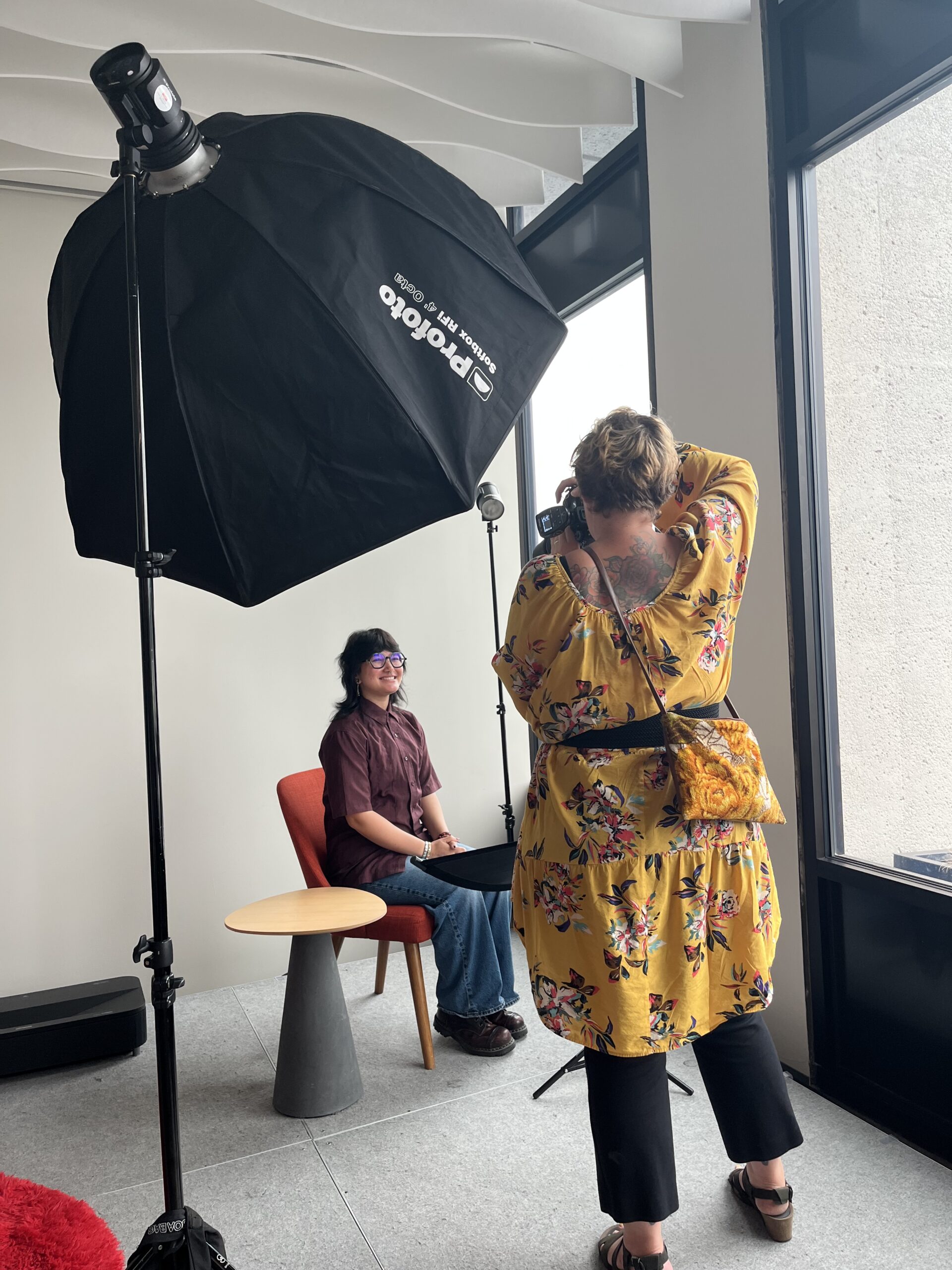 GSBA member, Lydia Brewer Photography, does headshots during the resource fair.