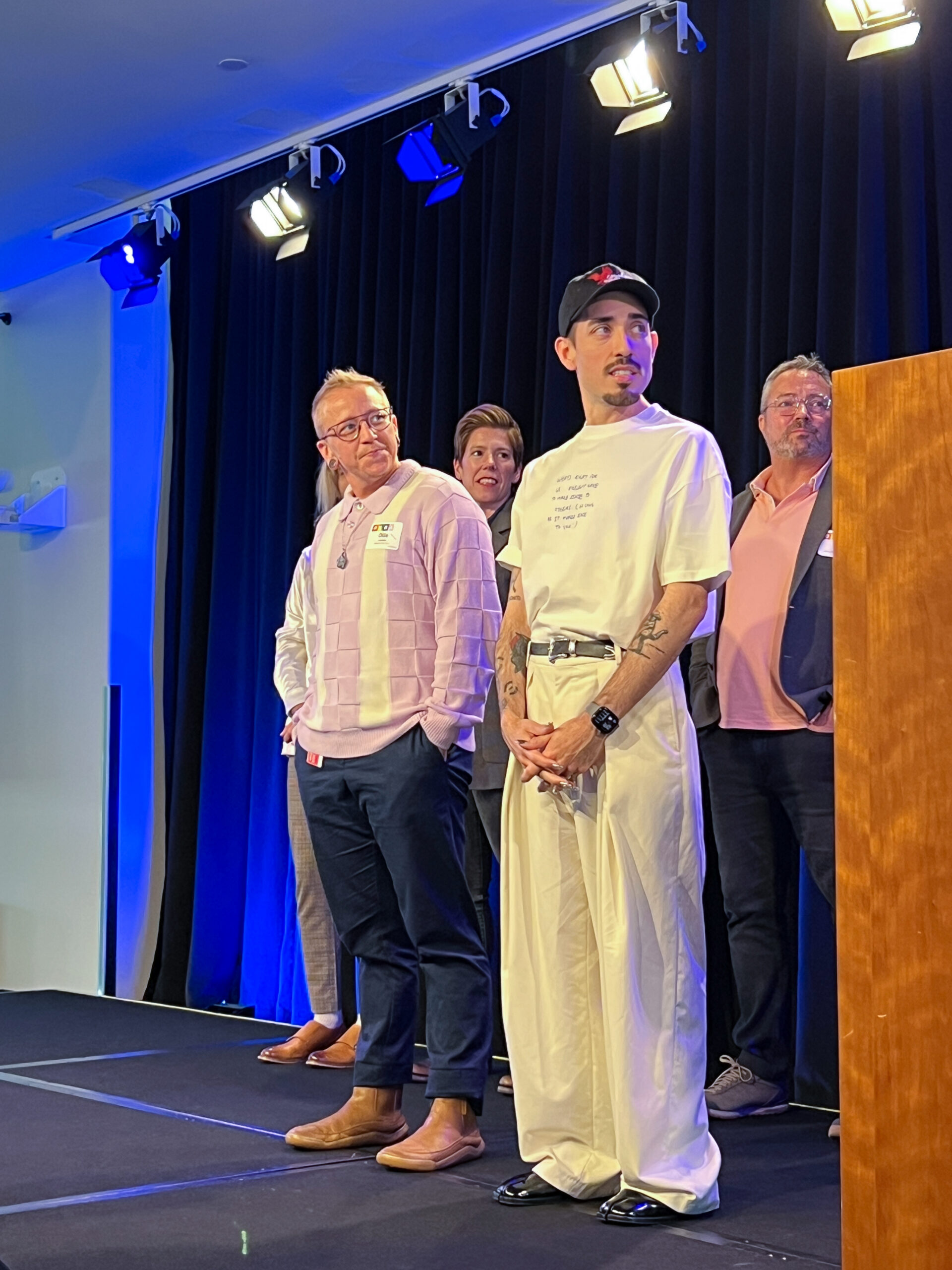 LGBTBE Pitch Competition winners Bonito Cafe y Mercaditio and Friends of the Gym at GSBA EDC 2025