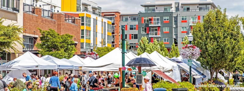 Burien Farmers Market scene