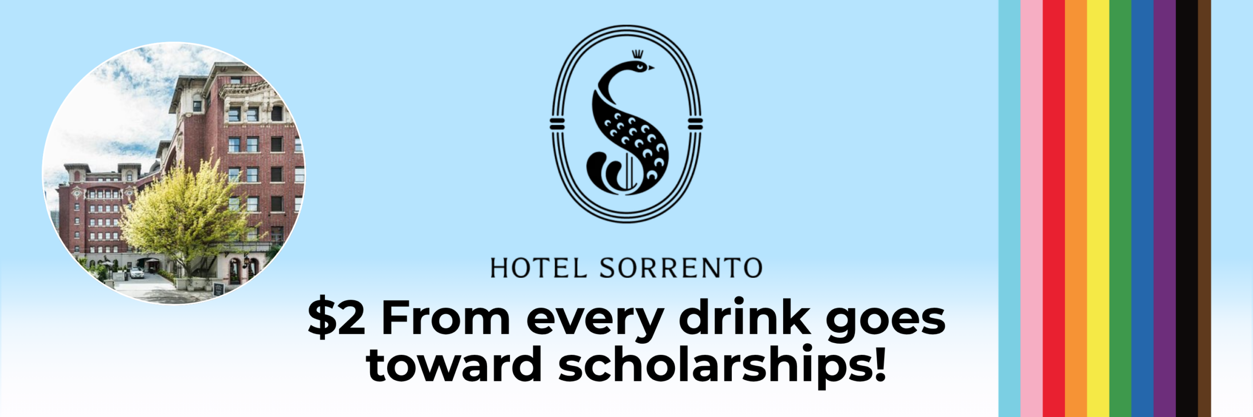 Hotel Sorrento Pride drink special
