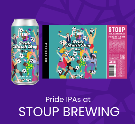 Stoup Brewing Pride Match Day IPA for Seattle FIFA Pride celebrations