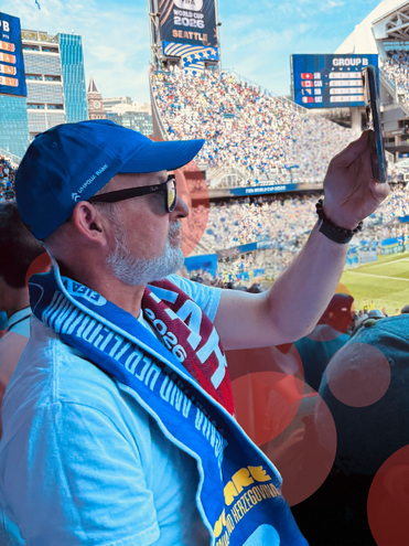 Robb Petersen at a match