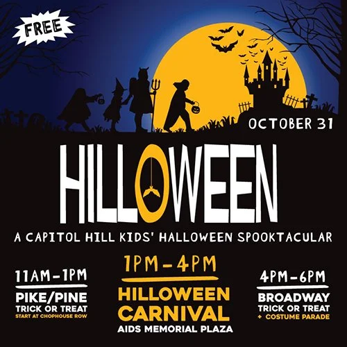 Hilloween at Chophouse Row on Capitol Hill, October 31, 2026