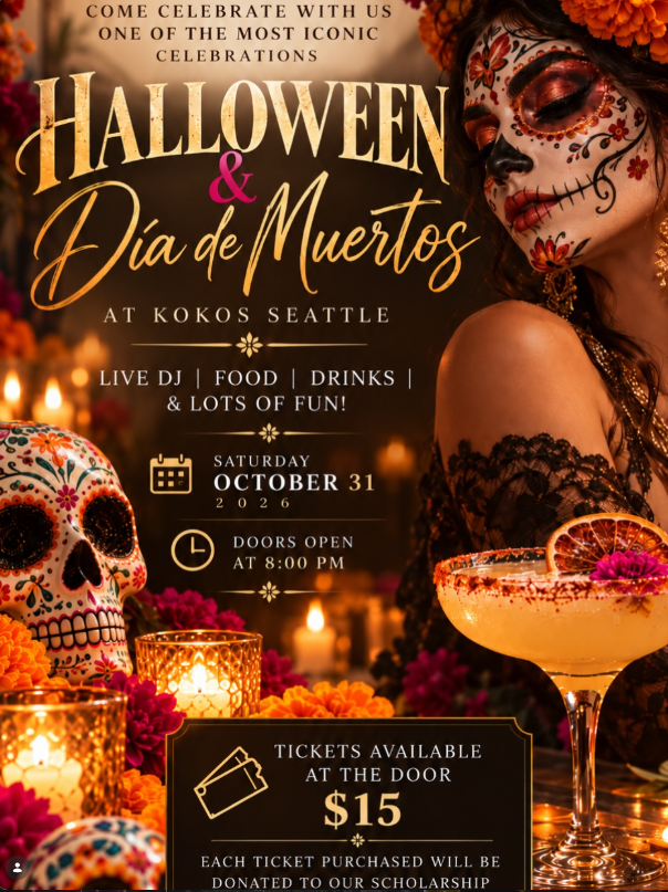 Halloween and Día de Muertos at Koko's Seattle, October 31, 2026